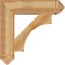 Ekena Millwork Westlake Arts & Crafts Rough Sawn Bracket, Western Red Cedar, 6"W x 28"D x 28"H BKT06X28X28WTL03RWR - alternate 2
